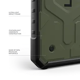 Оригінальний протиударний чохол для Google Pixel 9 Pro XL UAG Pathfinder Olive 614452117272 - мініатюра 10