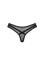 Трусики-стрінги Obsessive Roxelia XL/2XL чорний - мініатюра 8
