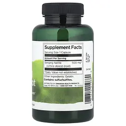 Корінь кропиви Swanson Stinging Nettle Root 500 мг 100 капсул - мініатюра 2