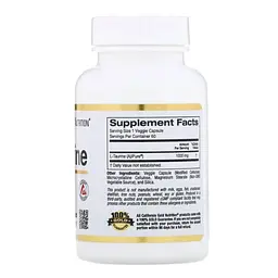 Таурин L-Taurine 1000 mg 60 капсул CGN vit0004866 - мініатюра 2