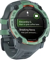 Смарт-часы Garmin Instinct 3 50mm AMOLED Neotropic Bezel with Twilight Band (010-03020-01)