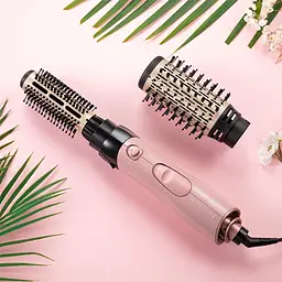 Фен-щітка Remington Coconut Smooth AS5901 чорно-рожева - мініатюра 7