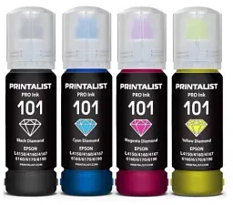 Комплект чорнил Printalist 101 для Epson L4150/L6160, 4x70 мл (PL101SET)