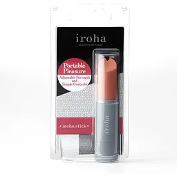 Вібратор-помада Iroha Stick Grey - мініатюра 3