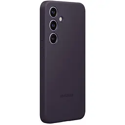 Оригінальний протиударний силіконовий чохол Samsung Silicone Case для Samsung Galaxy S24 (6.2") Dark Violet EF-PS921TEEGWW - мініатюра 9
