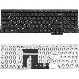 Клавіатура для ноутбука LENOVO (ThinkPad: S531 S540) rus чорний без фрейма