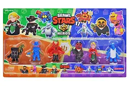 Набір ігрових фігурок персонажі відеоігри Brawl Stars 191112, на блістері р. 46х25, 5 см YG TOYS