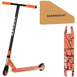 Самокат трюковий iTrike 34х10х85 см Різнобарвний 000223018