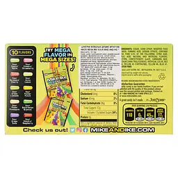 Драже фруктові Mike and Ike Mega Mix Sour кислі 141 г - мініатюра 2
