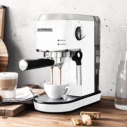 Кавоварка ріжкова Gastroback Design Espresso Piccolo White (42717) [168797] - мініатюра 2