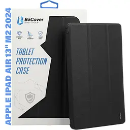 Чохол до планшета BeCover Tri Fold Hard Apple iPad Air 13" M2/M3 (2024/2025) Black (711471) - мініатюра 2