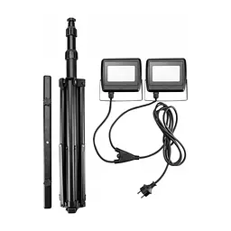 Прожектор Neo Tools алюміній, 220 В, 2х30Вт, 5400 люмен, SMD LED, кабель 3 м з в (99-061) - мініатюра 2