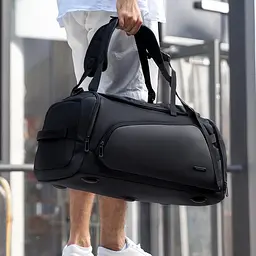 Дорожня спортивна сумка Mark Ryden MR8206 з відсіком для мокрих речей (Чорний) - мініатюра 8