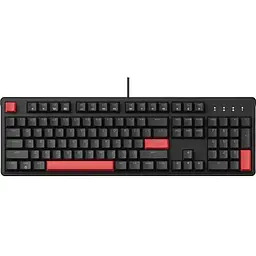 Клавіатура механічна X3 104Key, Keychron Red, USB-A, QMK/VIA, Hot-Swap, EN/UKR, RGB, чорний Lemokey teh0013912 - мініатюра 2