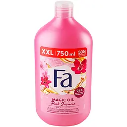 Гель для душу Fa Magic Oil Рожевий жасмин, 750 мл - мініатюра 4