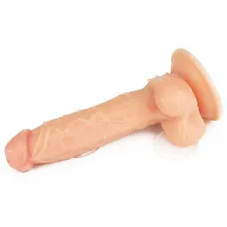 Фалоімітатор LoveToy Ultra Soft Dude 20 см тілесний - мініатюра 13