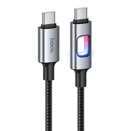 Дата кабель Hoco U144 New Type-C to Type-C 60W (1.2m) Black
