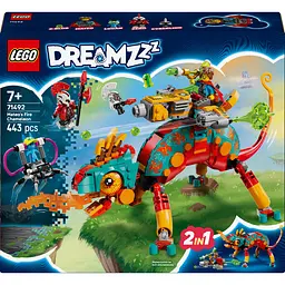 Уцінка. Конструктор LEGO DREAMZzz Вогняний хамелеон Матео 443 деталі (71492)  - мініатюра 1