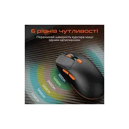 Мишка Meetion GW38 Wireless/Bluetooth/USB Black (MT-GW38-A) - мініатюра 5
