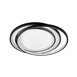 Люстра стельова LED Levistella 7871019, 76W, 3000-6000K, біло-чорна, сучасний стиль з пультом управління - мініатюра 3