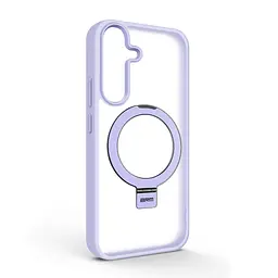 Чехол для Samsung Galaxy S24 Plus 5G (SM-S926), Unit Stand, фиолетовый, MagSafe, противоударный защитный чехол-панель с подставкой, поддержкой магнитных держателей и беспроводной зарядки, защита всего корпуса, силикон + поликарбонат