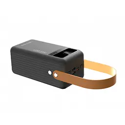 Зовнішній акумулятор Power Bank LENYES PX691D, 60000 мА·год, швидка зарядка PD 22.5W, чорний - мініатюра 3