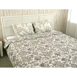 Ковдра Руно - Comfort Luxury вовняна бязь легка бежева двоспальна 172x205 см 160 гр/м2 (22637) - мініатюра 4