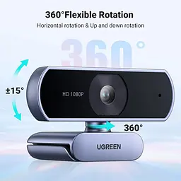 Веб-камера Ugreen CM678 HD webcam USB-A - мініатюра 3