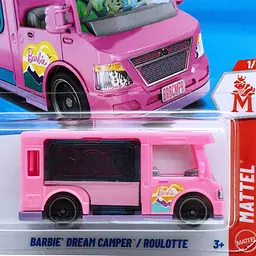 Базова машинка Hot Wheels Mattel Barbie Dream Camper рожева (5785) JJH96-N521 - мініатюра 2