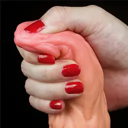 Фалоімітатор з присоскою Lovetoy Dual-Layered Silicone Nature Cock 24.5 см тілесний - мініатюра 5
