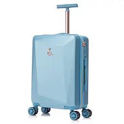 Валіза маленька для ручної поклажі Semi Line 20 дюймів (S) дюймів (S) ABS-Plastic Light Blue (T5913-1)