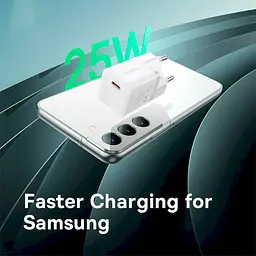 Мережевий зарядний пристрій Baseus GaN5 Fast Charger (Xiaomini) 1Type-C 25W EU P10110909213-00 White - мініатюра 4
