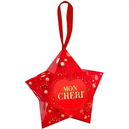 Шоколадний набір Ferrero Mon Cheri Christmas Star Зірка з цукерками 37.5г