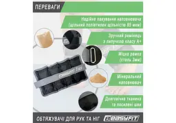 Обтяжувачі EasyFit 2 х 1 кг для ніг та рук (EF-WHT-1) - мініатюра 4