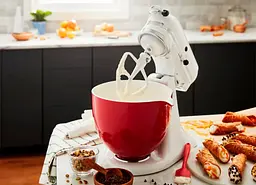 Чаша KitchenAid 5KSM2CB5ER керамічна, з ручкою 4.7 л червона (5KSM2CB5ER) - мініатюра 2