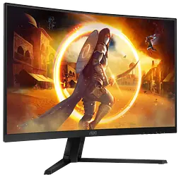Монiтор 31.5" AOC CQ32G4VE Black - мініатюра 2