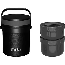 Термос Bollire BR-3506 харчовий 1 л чорний (BR-3506)