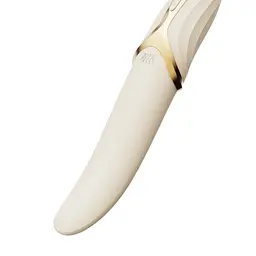 Вібратор Zalo - EVE Ivory White, вібрація + ротація, імітація язичка, підігрів до 39 °C - мініатюра 8