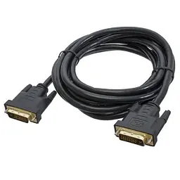 Кабель DVI-D (M) - DVI-D (M), 3 м, чорний, Patron, 24/24 (PN-DVI-DVI-30)