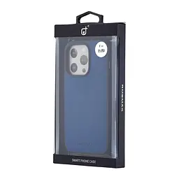 Чохол Jinduka Leather Case with MagSafe iPhone 14 Pro Deep Blue