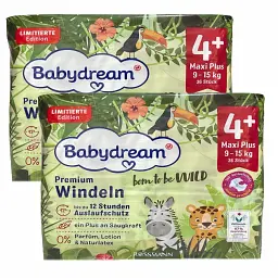 Підгузки Babydream Premium 4+ Maxi Plus (9-15 кг), 72 шт