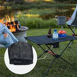 Складний стіл Naturehike (NH19Z027-Z) сітка-алюміній - чорний - мініатюра 8