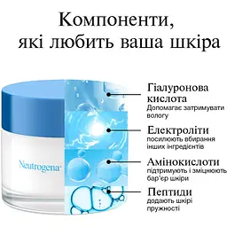 Зволожувальний нічний крем для обличчя Neutrogena Hydro Boost 50 мл (90767100) - мініатюра 6