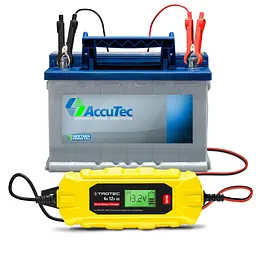 Портативний зарядний пристрій для автомобільного акумулятора Trotec PBCS 4A, 12V, 4-120Ah (4675000005) - мініатюра 4