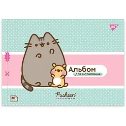 Зошит для малювання А4 Yes Pusheen 20 аркушів 4 шт. (130589) - мініатюра 2