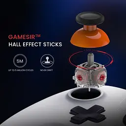 Геймпад XiaoJi GameSir T4 Nova Lite Stellar White [159843] - мініатюра 15