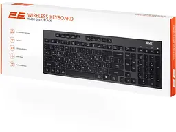 Клавіатура 2E KS280 WL BT Black/Gray (2 E-KS280WBGR_UA) - мініатюра 10