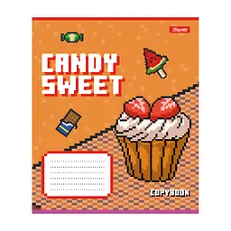 Зошит 1 вересня Candy sweet А5 12 аркушів коса лінія (767201), в асортименті - мініатюра 3
