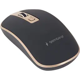 Мишка Gembird MUSW-4B-06-BG Wireless Black-Gold (MUSW-4B-06-BG) - мініатюра 2