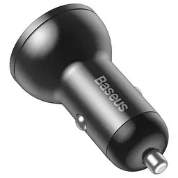 Автомобільний зарядний пристрій Baseus 2USB + Cable Type-C TZCCBX-C0G Black - мініатюра 7